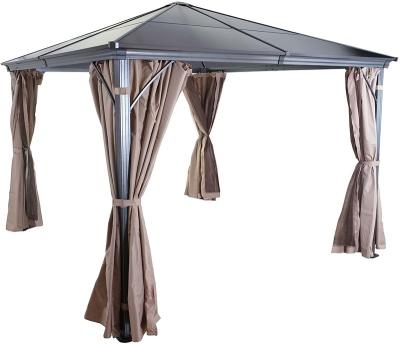 Κίνα Luxury Aluminum Custom Metal Frame Sail Gazebo Garden Gazebo Outdoor Apartment προς πώληση