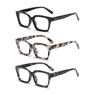 China Progressive Reading Glasses Frames PC Eyeglasses Anti-glare Plastic Custom Wide Thin Glasses Frames for sale