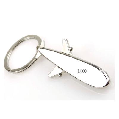 China New Style Fashion Alloy Airplane Shape Pendant Key Chain For Student Women Men Keychain for sale