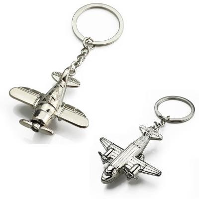 China Souvenir Gifts Wholesale Promotion Alloy Flat Plane Shape Key Chain Key Chains For Men's Gift for sale