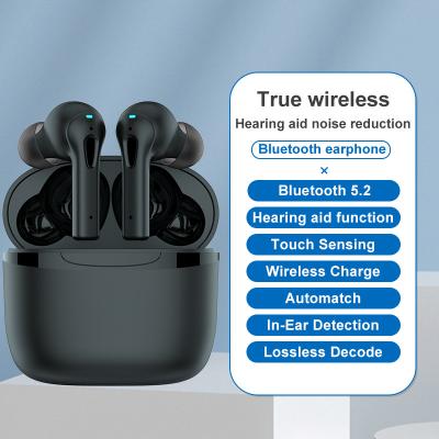 China Digital Comfortable Touch Control Earphone Wireless Hearing Aid Noise Canceling Headphones Waterproof Elderly Headset Hearing Aid for sale