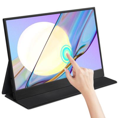 Κίνα Touch screen spot ready good to ship 15 inch dual screen external wifi extender wireless laptop pc monitor lcd gamming monitor for sale προς πώληση