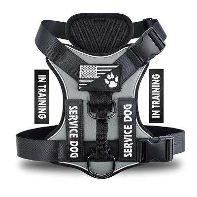 China Padded Tactical Dog Harness Manufacturing Service Dog Harness K9 Dog Harness for sale