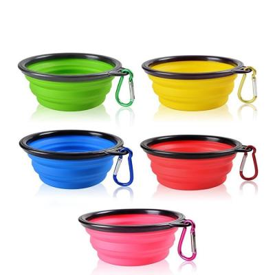 China Viable Silicone Collapsible Dog Bowls for sale