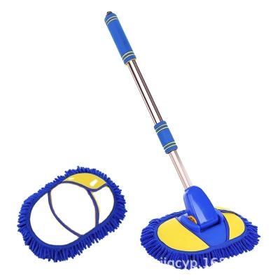 China No Car Wash Broom Chenille Soft Hair Hurts Stabilized Car Powers Tools Sweep Car Brush for sale