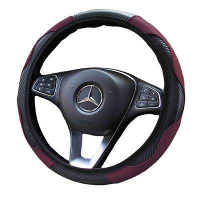 China Love 38CM Auto Car Wheel Cover Steering Braid On The Steering Wheel Cover for sale