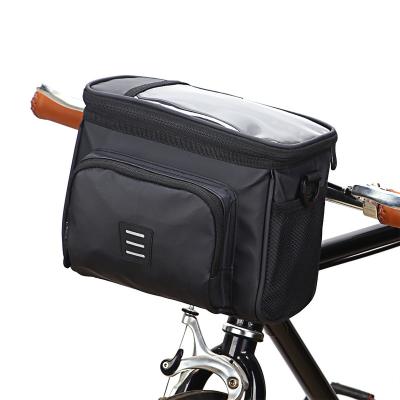 China Water Proof Bike Frame Bags Tube Touch Screen Bike Phone Bag Handlebar Bicycle Front Mount Bags Waterproof for sale