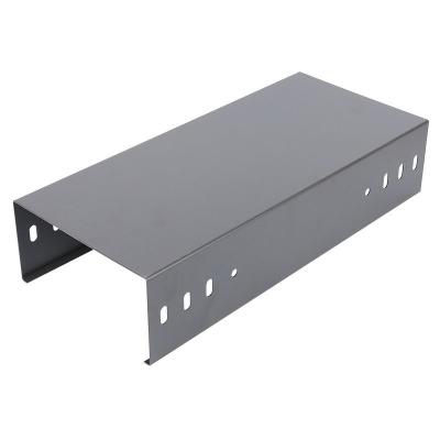 China Cable Tray Support Durability Powder Coated Cable Tray Galvanized Strut Channel Colored Trunking Heavy Duty for sale