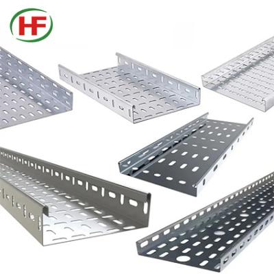 China Indoor Galvanized Steel Cable Tray and Perforated Cable Tray Support System for sale