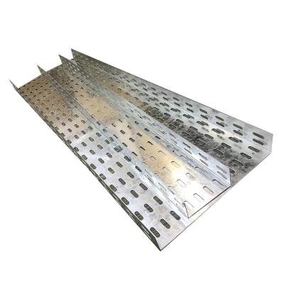 China Cable Wiring Wholesale Metal Steel Perforated Galvanized Cable Trays Perforated Cable Tray Manufacturer for sale