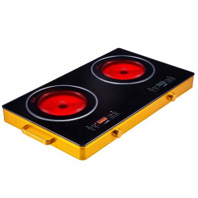 China Integrated Ceramic Cooktop Built In Best High Power Ceramic Glass Hob For Hot Pot Electric Infrared Cooker Radiant Cooker For Restaurant for sale