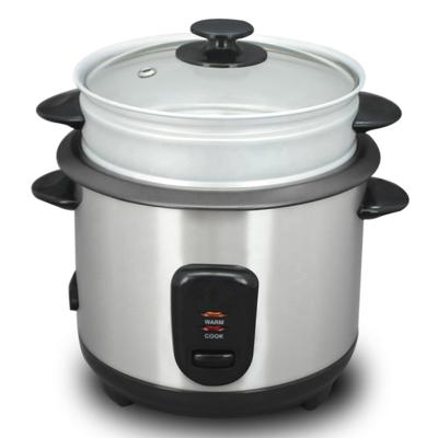 China Household Appliances 1.0L 1.2L 1.5L 1.8L 2.2L 2.8L Electric Aluminum Inner Pot Cylinder Rice Cooker With Steamer for sale