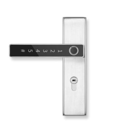 China High Security Office Apartment Stainless Steel Door Lock Durable Indoor Fingerprint Door Intelligent Electronic Digital Lock for sale