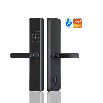 China High security simple design security room door lock ttlock smart keyless wifi tuya lock durable home smart lock alloy for sale