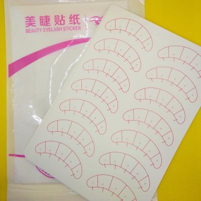 China Eyelash Extension 7 Pairs Measurement Planting Eyelash Paste Graft Eyelash Extension Correction Practice 5 Point Positioning for sale