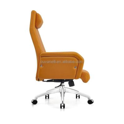 China (Size)Brown Leather Adjustable Executive Office Chair Boss Executive Office Chair for sale