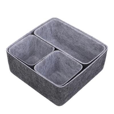 China New Type Viable Hot Selling Felt Storage Box Felt Storage Box Wholesale Factory Price for sale