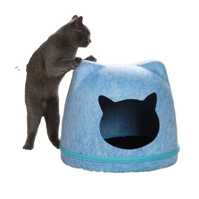 China World's Best Selling Breathable Products Factory Price Shell Nest Bed Cat Sleeping Bag for sale