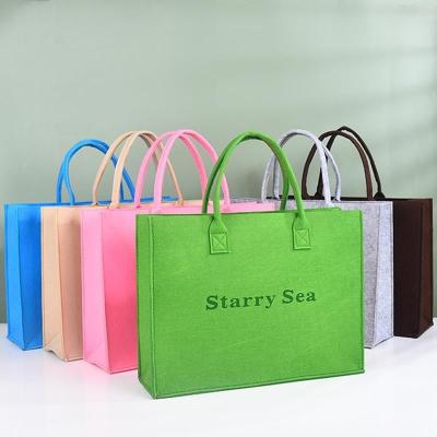 China Handled Non Woven Shopping Bag With Pink Tote Style Surface Pcs Customized Logo Fabric Blue White Silk Cheap Custom Printed Recyclable for sale