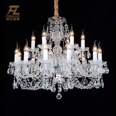 China Contemporary Private Custom Multi Heads Crystal Glass 6AM 8 Heads 10 Heads, 12 Heads, 15 Heads Crystal Hanging Chandelier Lights for sale