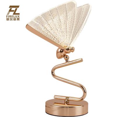 China Of new modern delicacy butterfly of charm stunning stunning intricate undeniable chandelier table task ornamental interior lamp beautifully for sale