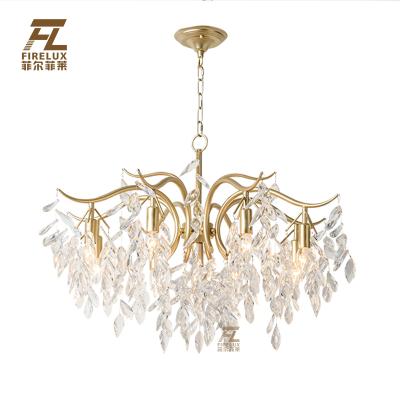 China Modern Contemporary Gold Chandelier Modern Nordic Style Dining Room Supply Creative Art 6 A.M. Chandelier for sale