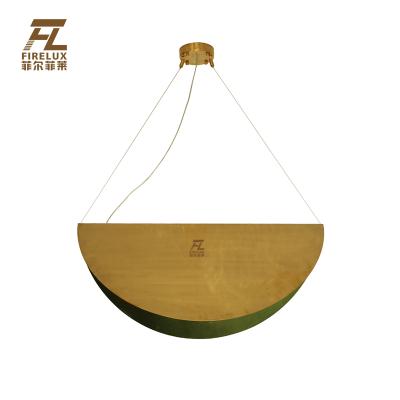 China Modern Custom Italian European Chrome Color Gold Style Minimalism Lights Stainless Steel Artpad Designer LED Hanging Pendant Lamp for sale