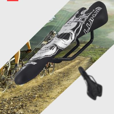 China LUNJE CARTOON/PRICE Best Waterproof Comfortable Mountain Bicycle Saddle High Elastic Protection PU Foam Bike Saddle for sale