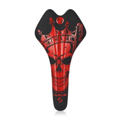 China Cartoon Road Bike Saddle Seat PU Mountain Bike Soft Leather Comfortable Material Saddle/Wholesale Cartoon LUNJE for sale