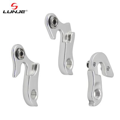 China 1Pcs Aluminum Alloy 6061-T6 Recycling Road Bike Mountain Bike Frame MTB Gear Derailleur Hanger Dropout Frame Tail Hook With Free Screws for sale