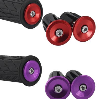 China High Quality Aluminum Alloy 6061-T6 Aluminum Bicycle Handles Grips Handlebar Endstop MTB Road Bike Mount for sale