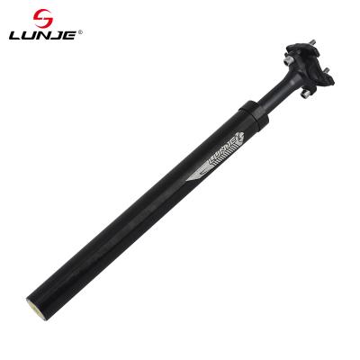 China Aluminum Alloy LUNJE Aluminum Alloy Bicycle Parts 27.2 28.6 30.4 30.9 31.6mmx400mm MTB Suspension Seatpost Shock Absorber Damping for sale