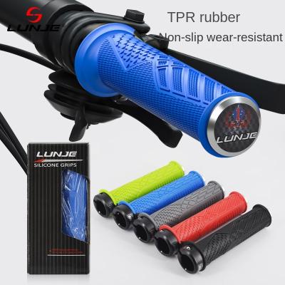 China LUNJE Mountain Bikes Track Mountain Bike Cycling Wheel Cover Lockable Rubber Grip Non-Slip Steering Cycling Mount for sale