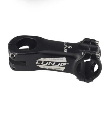 China LUNJE Bike Riding Accessories 31.8*80mm Negative Degree -10 Aluminum Alloy Road Mountain Bike Short Stem XT-A004 for sale