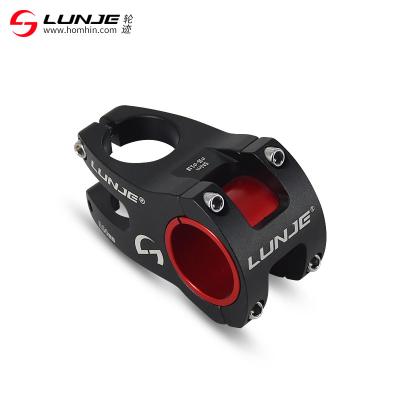 China LUNJE Factory Direct Bicycle Stem 31.8*28.6*45mm Aluminum Alloy Road Bike Mountain Bike Stem XT-A109 for sale