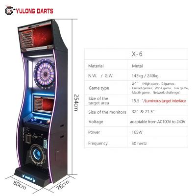 China 2022 Professional Electronic Alloy+nylon Inline Game Bar International Style Soft Tip Darts Machine for sale