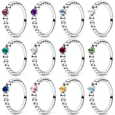 China 2021 new 100% CLASSIC 925 Sterling Silver Pre-Valentines 2020 my collection Ring Fit Original Fashion True Colors Birthstone Jewelry for sale