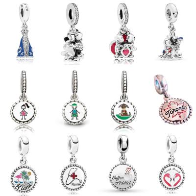 China METALS NEW 100% 925 Sterling Silver Limited Edition Dress Cute Animal Dangle Charm Mood Pendant Fit Original DIY Bracelet Girl Jewelry for sale