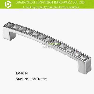 China BEST Quality Crystal Diamante Door Handle Bars Cabinet Drawer Cabinet Furniture Kitchen for sale