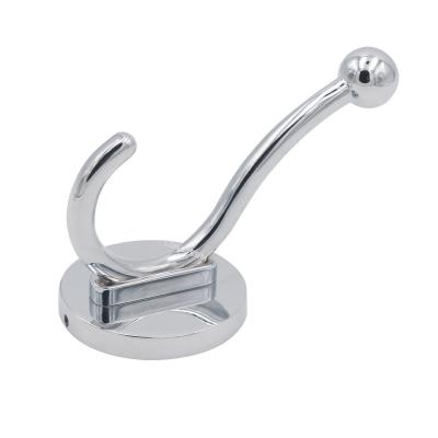 China Sustainable Bathroom Wall Hook Clothes Zinc Bedroom Space Saving Hardware Wall Hook Clothes for sale