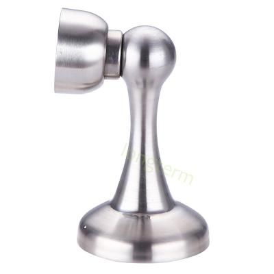 China Door Stopper Closing Modern Design Stainless Steel Magnetic Door Stoppers For Wooden Door And Wall Mount for sale