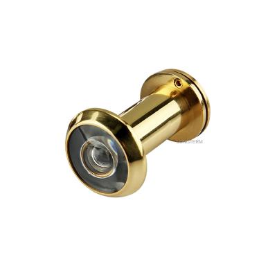 China 200 Degree Best Modern Brass Door Viewer High Quality Gold Polished Door Hole Viewer for sale