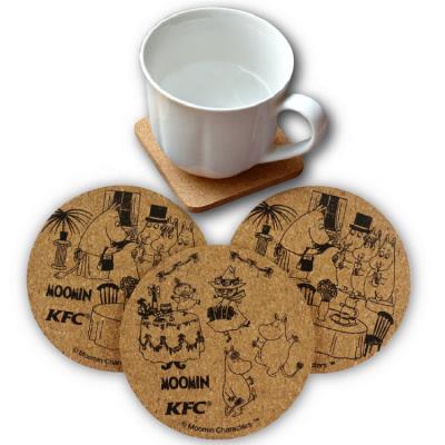 China Sustainable GOODA Factory at Custom Table Place Mats Stopper Coasters for Drinks with Round Shape for sale