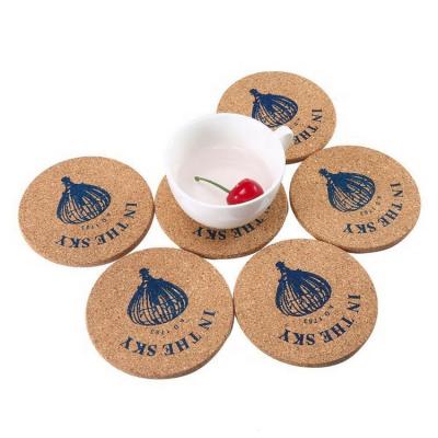 China Sustainable Wholesale Coaster Heat Insulate Empty Cork Coaster for sale