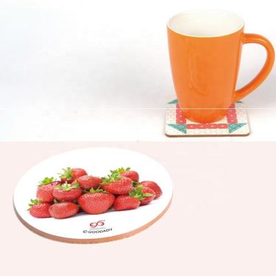 China Table decoration and sustainable accessories mats and pads ready to ship fruit coaster with round shape for sale