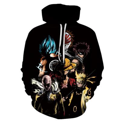 China Anti-wrinkle style hot sale fashionable cheap fashionable cartoon selected fabric printed custom men sports hoodies for sale