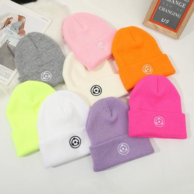 China JOINT Hot Selling Custom Unisex Fashion Beanie Hats Autumn Winter Embroidered Designer Knit Hats for sale