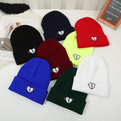 China JOINT new products print to knit custom hat winter autumn fashion slouch beanie winter hats for men for sale