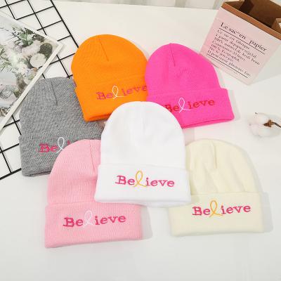 China COMMON 2022 Most Popular Custom Made Warm Knitted Women Winter Slouchy Hats Unisex Winter Hat for sale