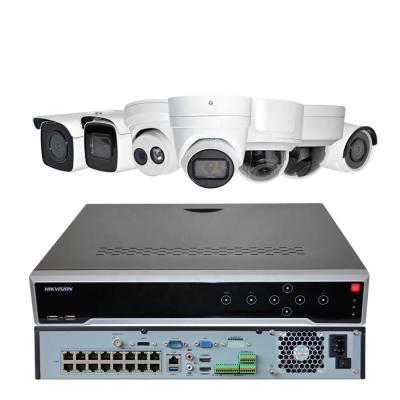 China Face Recognition OEM Hikvison 4ch 8ch 16ch 32ch PoE Home 4MP 4K 8MP IP Security CCTV Outdoor Camera NVR Kit System for sale